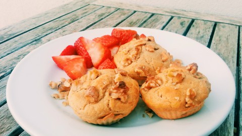 Muffins de Proteínas y nueces