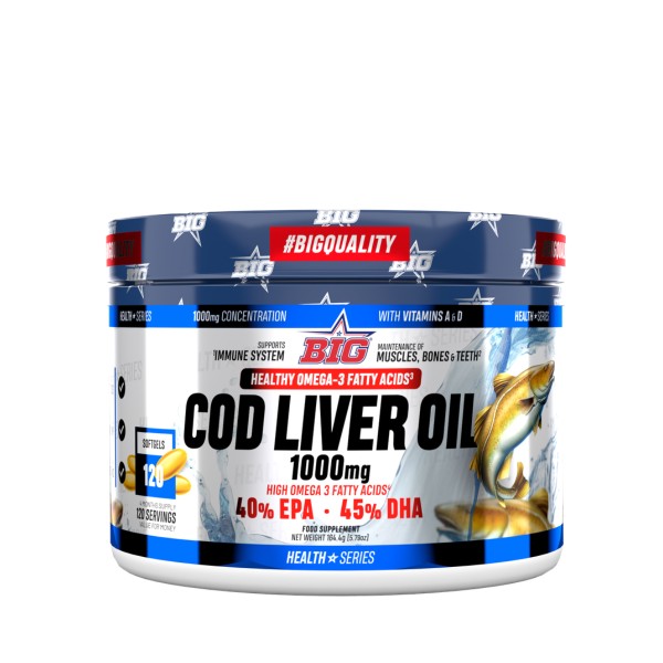 Cod Liver Oil (Aceite de Bacalao) - 120 perlas