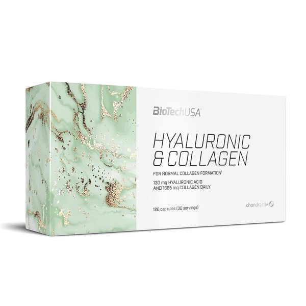 Hyaluronic & Collagen - 120 caps.