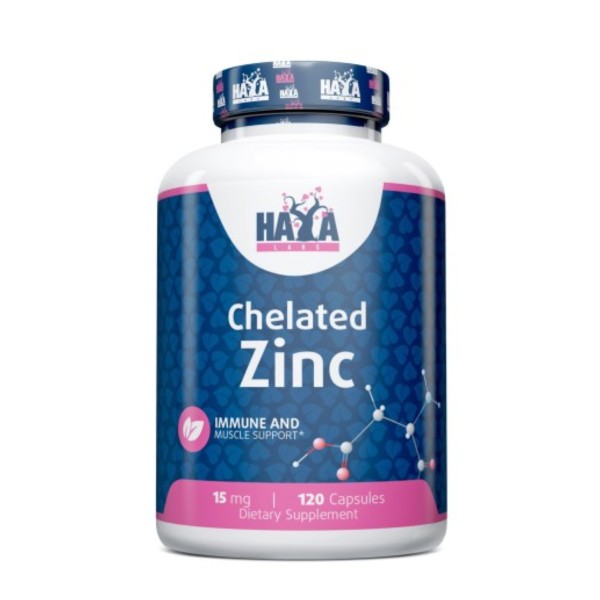 Chelated Zinc - 120 caps.