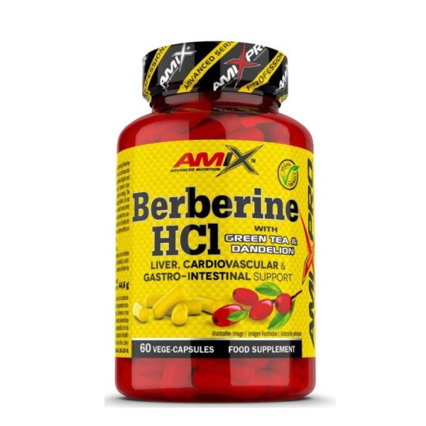 Berberine HCl - 60 Vcaps.