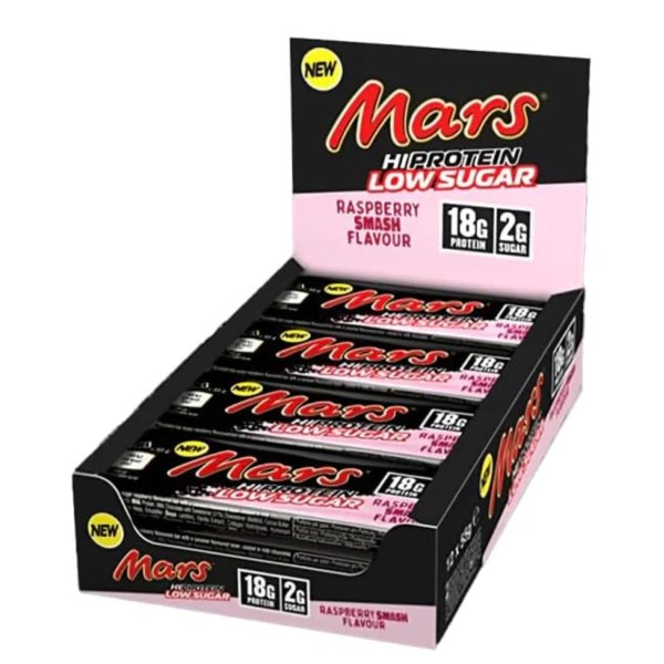 Mars Hi Protein Low Sugar Bar - 12 Barritas x 55 gr