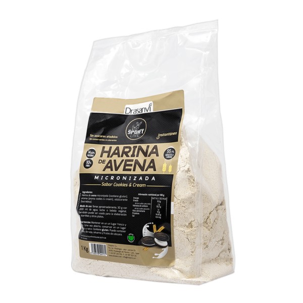 Harina de avena micronizada - 1 kg