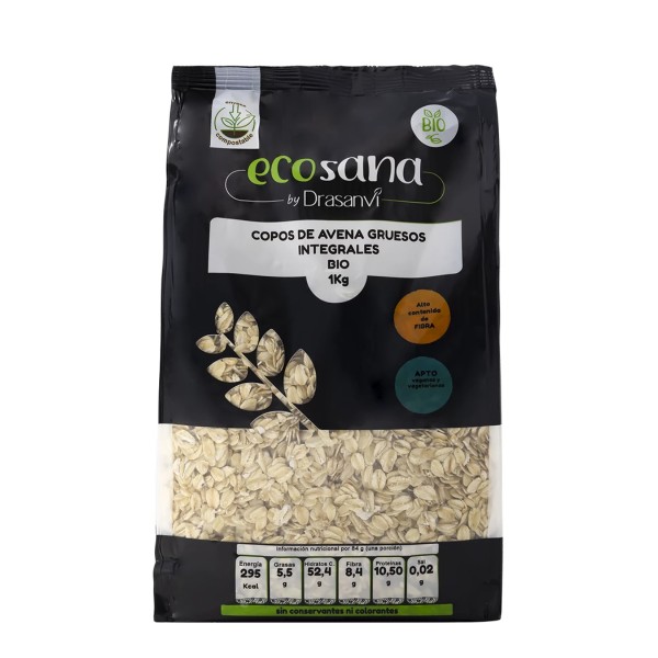 Copos de avena integrales - 1 kg