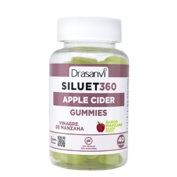 Siluet360 Apple Cider Gummies - 40 gominolas