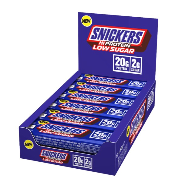 Snickers Hi Protein Low Sugar - 12 Barritas x 57 gr