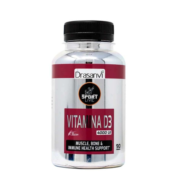 Vitamina D3 - 90 caps. (bote plateado)