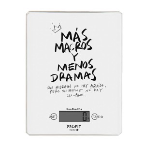 Bascula PROFIT Blanca Mas Macros y Menos Dramas