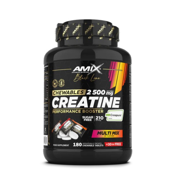 Creatine 2500 mg Chewables Creapure (Creatina masticable) - 210 tabls. (180 tabls + 30 free)