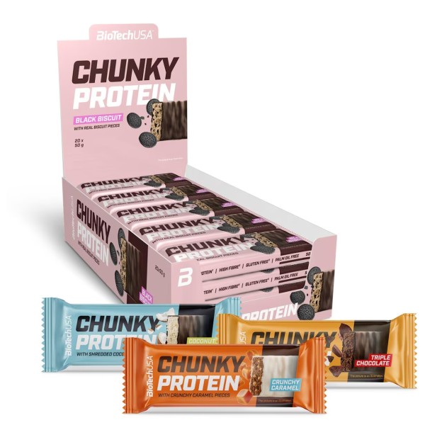 Chunky Protein - 20 Barritas x 50 gr