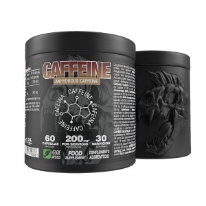 Caffeine (Cafe&iacute;na anhidra) - 60 caps.