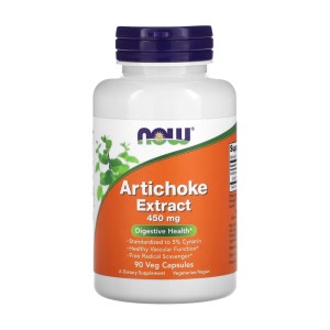 Artichoke Extract 450 mg (Extracto de alcachofa) - 90 vcaps.