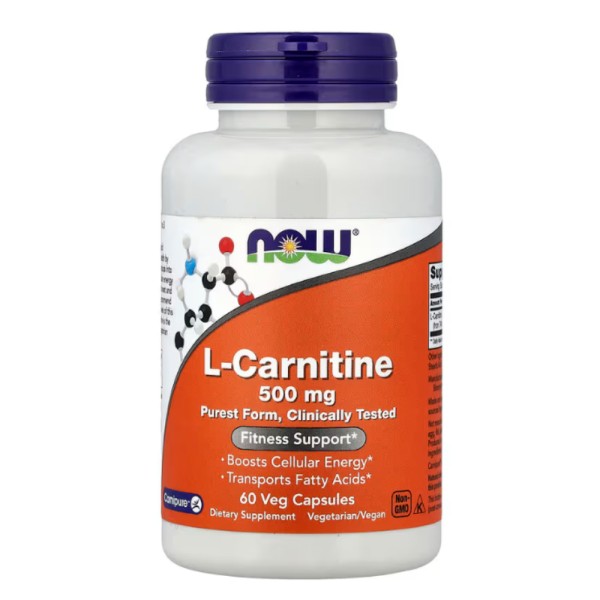 L-Carnitine 500 mg - 60 vcaps.