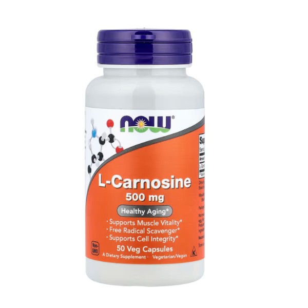 L-Carnosine 500 mg - 50 vcaps.