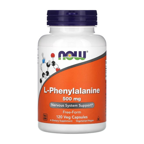 L-Phenylalanine 500 mg - 120 vcaps.