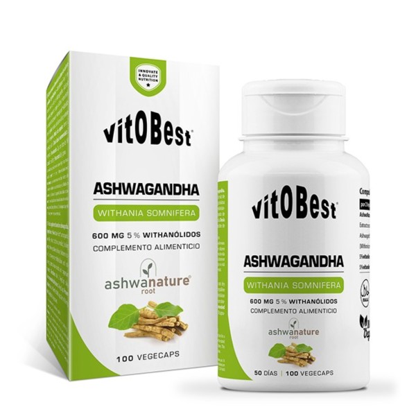 Ashwagandha (AshwaNature Root&reg;) - 100 vcaps.