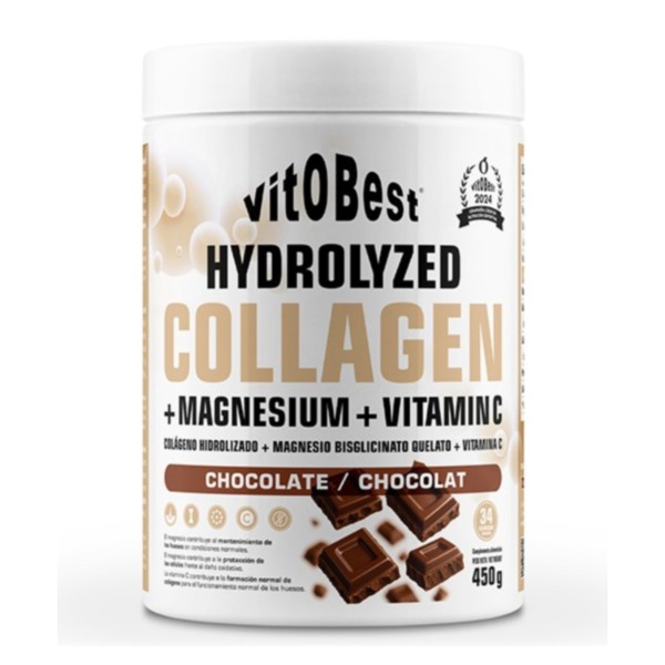 Hydrolyzed Collagen + Magnesium + Vitamin C - 450 gr