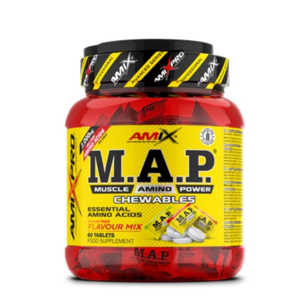 M.A.P. Muscle Amino Power CHEWABLES - 60 tabls. masticables