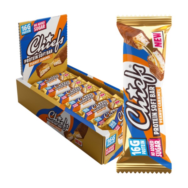 Chiefs Protein Soft Bars - 15 Barritas x 55 gr