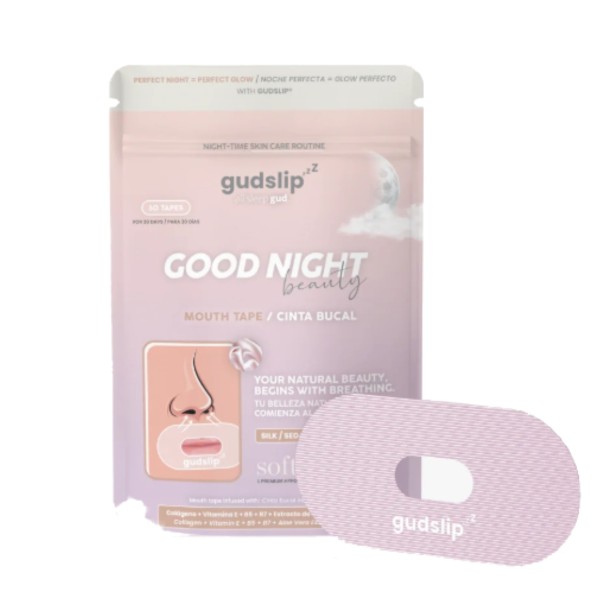 GUDSLIP Cintas Bucales GOOD NIGHT BEAUTY - 1 unidad x 30 tiras