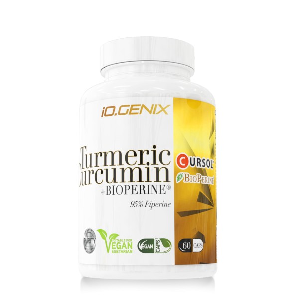 Turmeric Curcumin + Bioperine - 60 caps.