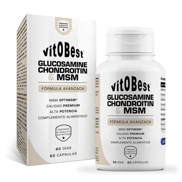 Glucosamine Chondroitine & MSM - 60 caps.