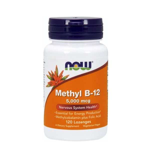 Methyl B-12 5000 mcg (con &Aacute;cido f&oacute;lico) - 120 tabls.