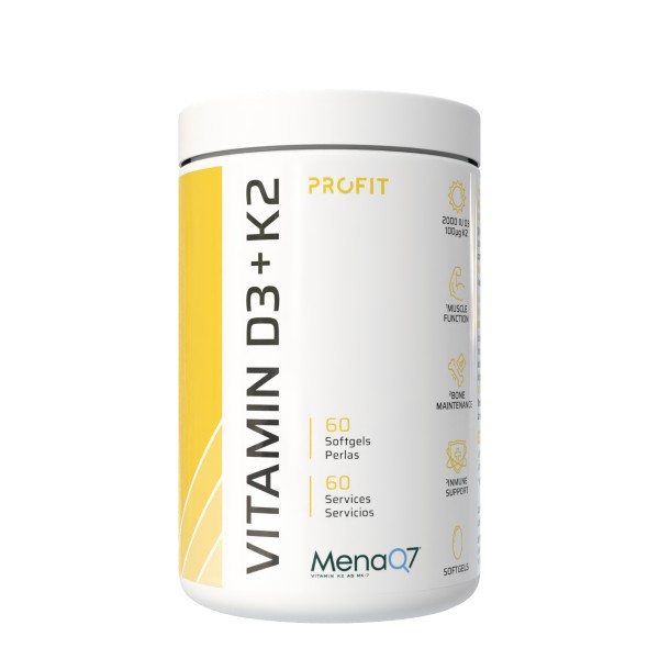 Vitamin D3 + K2 - 60 Softgels