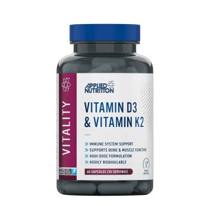 Vitamin D3 & Vitamin K2 - 60 caps.