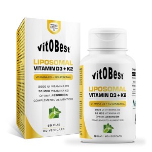 Liposomal Vitamin D3 + K2 - 60 vcaps.