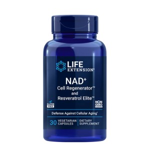 NAD+ Cell Regenerator and Resveratrol Elite - 30 vcaps.