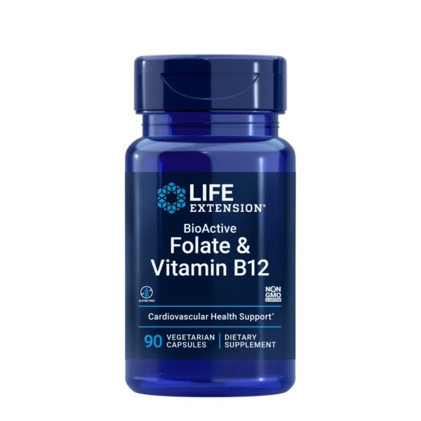 Folate & Vitamin B12 - 90 vcaps.