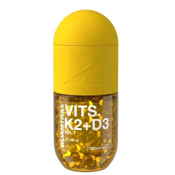 Vits. K2 + D3 - 120 softgels (Envase c&aacute;psula)