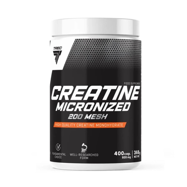 Creatine Micronized 200 Mesh - 400 caps.
