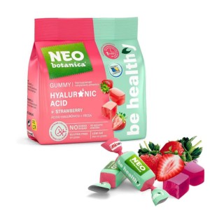 Hyaluronic Acid Gummy + Strawberry - 90 gr