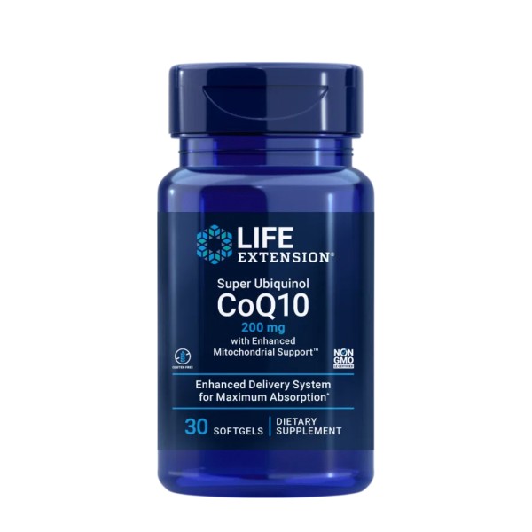 Super ubiquinol CoQ10 200 mg - 30 softgels