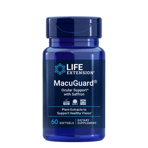 MacuGuard Ocular Support with Saffron - 60 Softgels