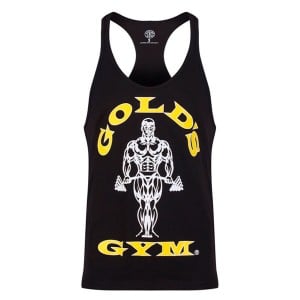 GGVST003 - Camiseta Gold Gym Tirantes Negra