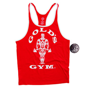 Camiseta Gold Gym Tirantes Contrast Roja