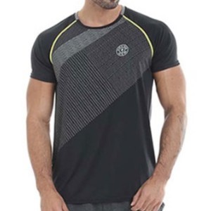 Camiseta Clasica Gold Gym Gris