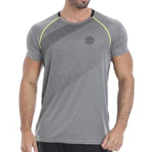 Camiseta Clasica Gold Gym Gris