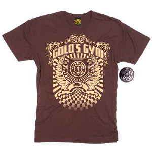 Camiseta Gold Gym Casual Brown