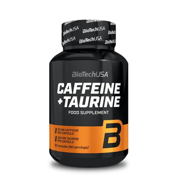 Caffeine + Taurine - 60 caps.