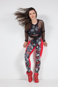 FBL11034 Vermelho Blouse - Top LBM Floral 01