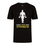 GGTS-035 Camiseta Gold Gym Stronger than yesterday Black