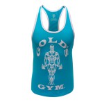 GGLVST-021 Camiseta de tirantes chica Gold Gym Turquoise