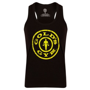 GGLVST-041 Camiseta Gold Gym chica Stronger than the boys Negra