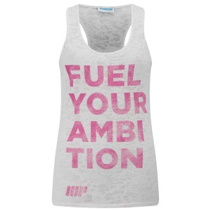 MyProtein Women's Burnout Vest White