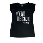 Camiseta Amix chica #You Decide NEGRA