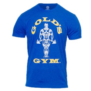 GGTS-002 Camiseta Gold Gym Muscle Joe Azul